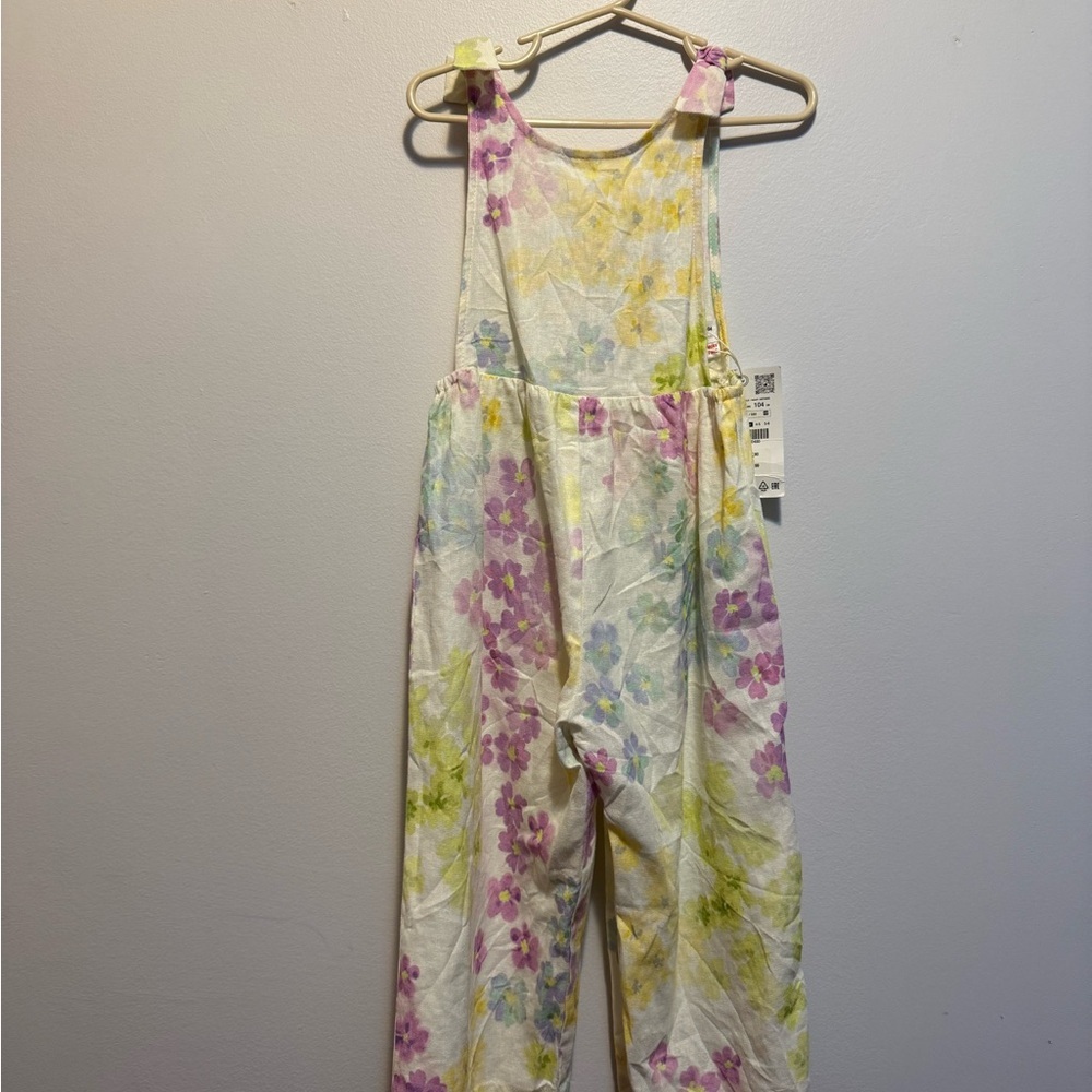 Zara Pastel Floral Sundress Jumpsuit